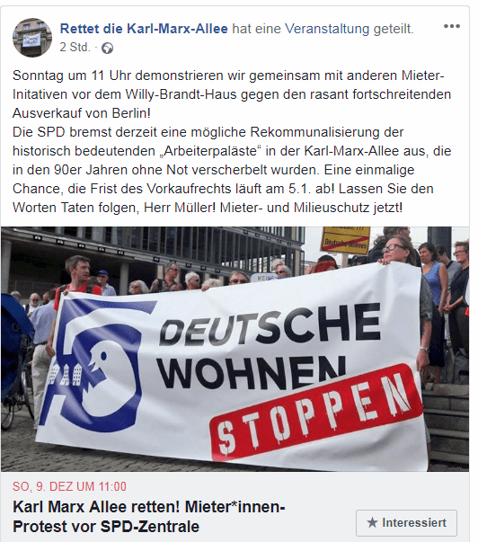 2019-04-08 Rettet die Karl-Marx-Allee Aufruf Veranstaltung 2018-12-09