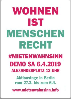 2019-03-22 Plakat gegen Verdrängung 1