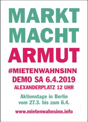 2019-03-22 Plakat gegen Verdrängung 2