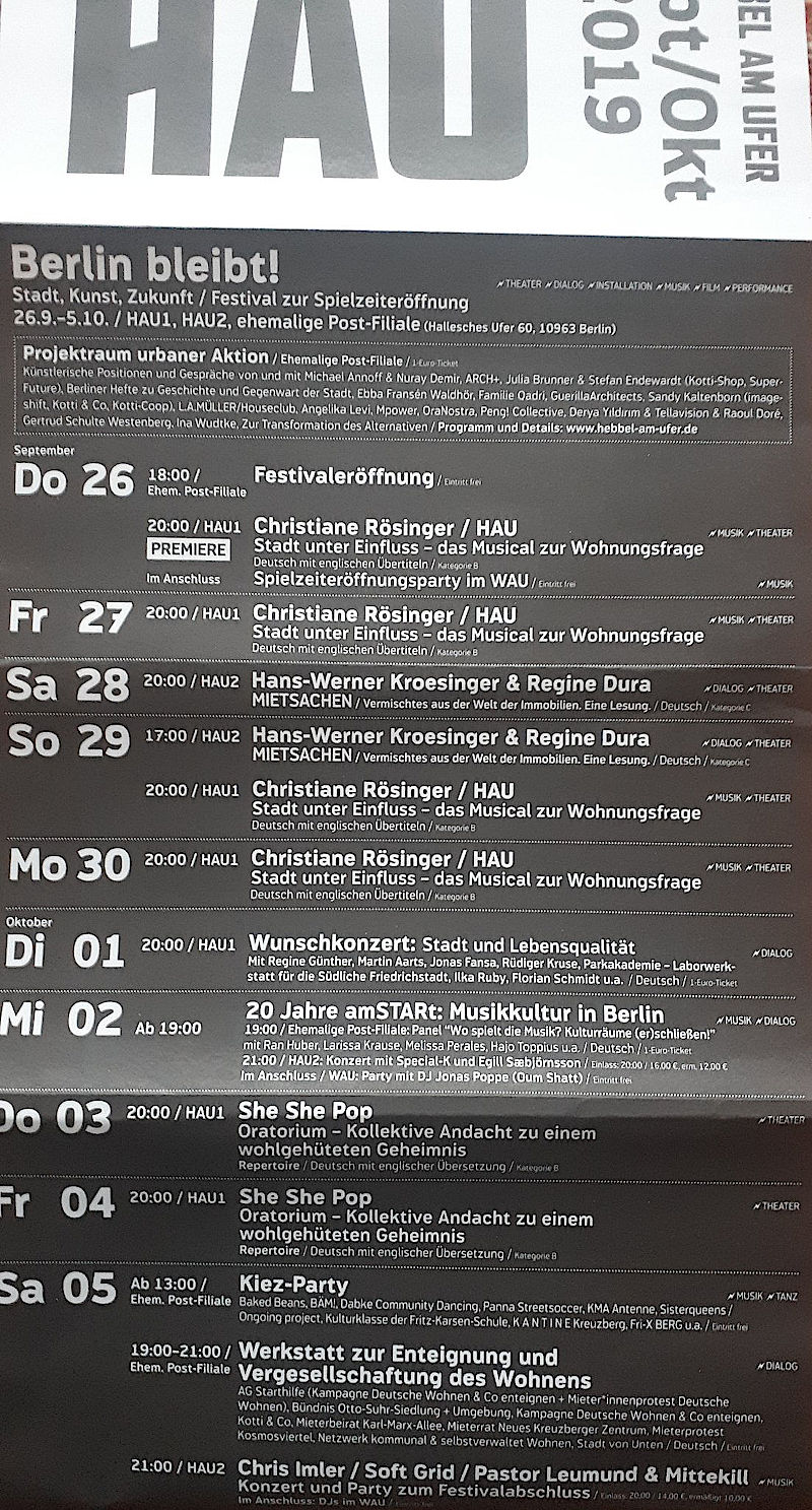 2019-09-20 Festival HAU