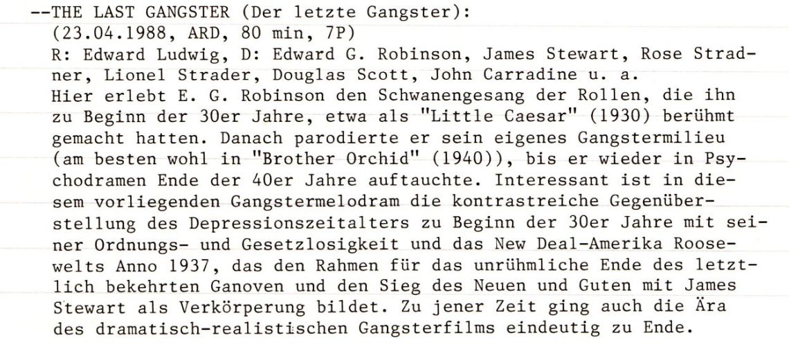 2020-10-25 FF 0148 Der letzte Gangster The Last Gangster USA 1937