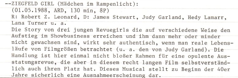 2020-11-14 FF 0201 Mädchen im Rampenlicht Ziegfeld Girl USA 1941 Text
