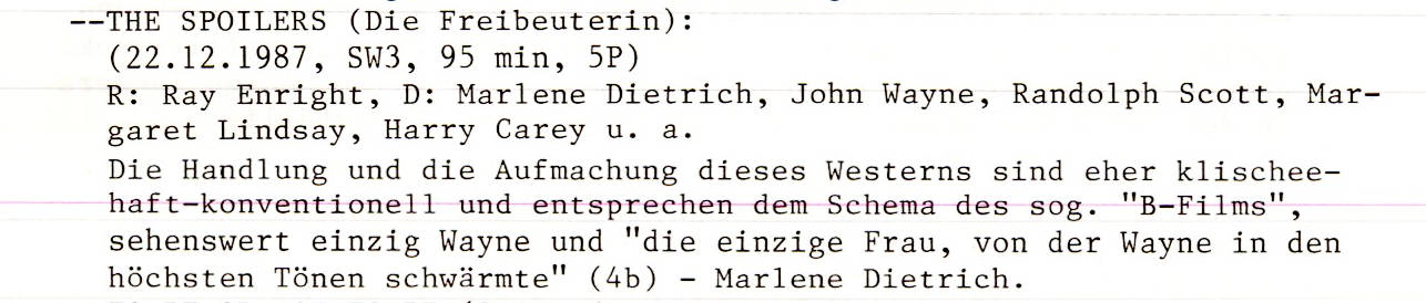 2020-11-20 FF 0222 Die Freibeuterin The Spoilers USA 1942 Text