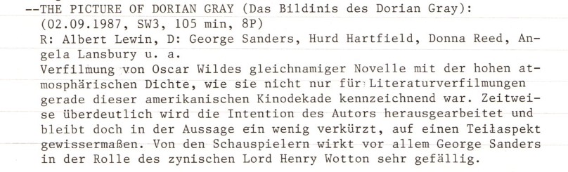 2020-11-28 FF 0246 Das Bildnis des Dorian Gray The Picture of Dorian Gray USA 1945
