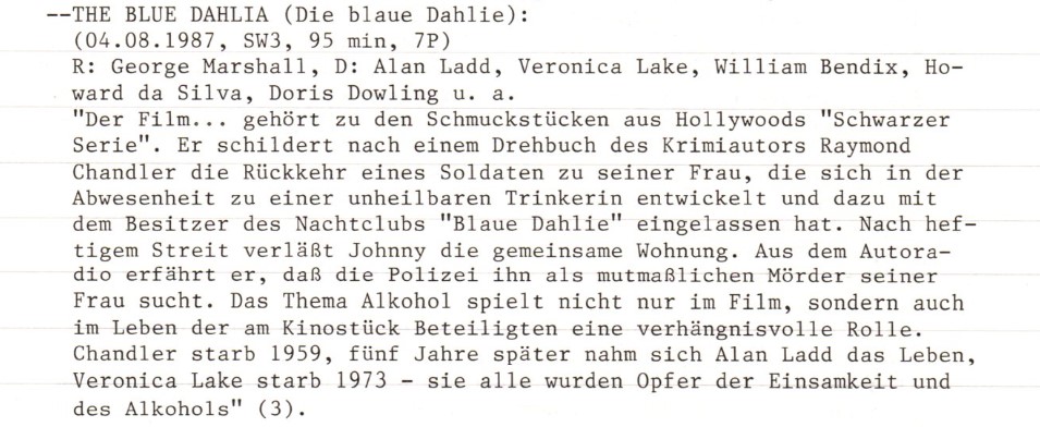 2020-12-03 FF 0261 Die blaue Dahilie The Blue Dahlia USA 1946