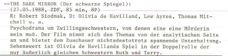 2020-12-04 FF 0264 Der schwarze Spiegel The Dark Mirror USA 1946