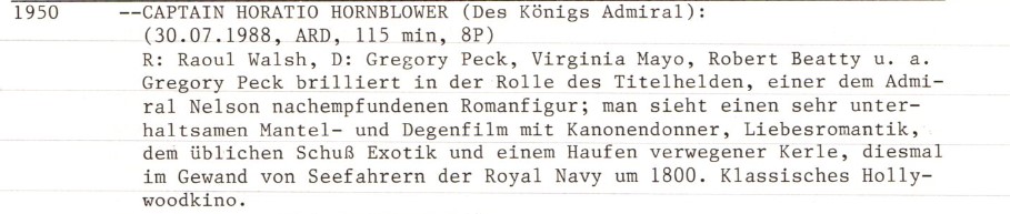 2020-12-18 FF 0312 Des Königs Admiral Captain Horatio Hornblower USA 1950