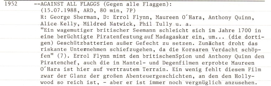 2021-01-10 FF 0342 Gegen alle Flaggen Against all Flags USA 1952