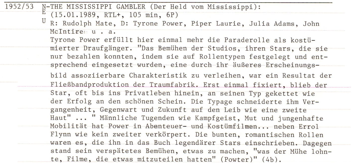 2021-01-24 FF 0355 Die Welt gehört ihm The Mississippi Gambler USA 1953