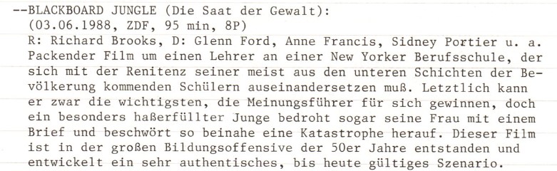 2021-03-12 FF 0394 Saat der Gewalt Blackboard Jungle USA 1955